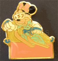 Minnie Skiing - Name Pin