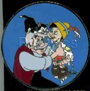 Disney Auctions - Elisabete Gomes Series (Pinocchio, Geppetto & Figaro)