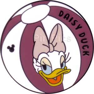 DLR - Cast Lanyard Series 4 - Beach Ball Collection (Daisy Duck)