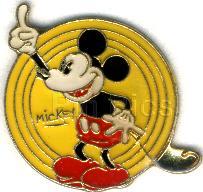 Classic Mickey on Yellow Circle