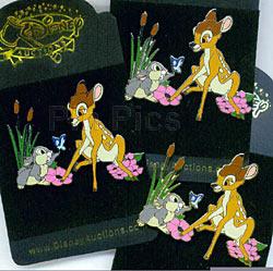 Disney Auctions - Bambi & Thumper with Bird - Artist Proof - 3 Pin Set