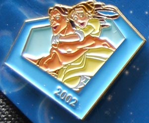 Disney On Ice - Tarzan - Diamonds - 2002-2005 - 20th Anniversary - From a 4 Pin Set