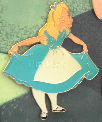 Alice in Wonderland - Framed 5 Pin Set (Alice Only)