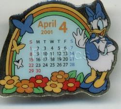TDR - Daisy Duck - April - Calendar 2001 - TDL