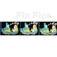 Disney Auctions - Back to School Series ( Alice and Caterpillar ) - 3 Pin Set (Artist Proof)