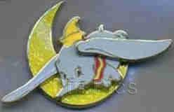JDS - Dumbo - Dumbo Moon & Stars - From a 2 Pin Set