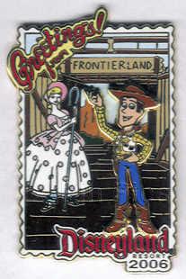 DLR - Greetings From Disneyland® Resort 2006 (Woody and Bo Peep)