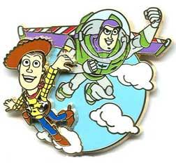 Toy Story's Buzz and Woody Flying With Style