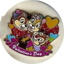 HKDL - Valentine's Day 2006 (5 Pin Boxed Set) Chip 'n' Dale & Clarice