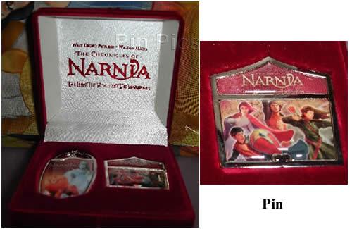 UK DS - Narnia DVD Pin & Key Chain