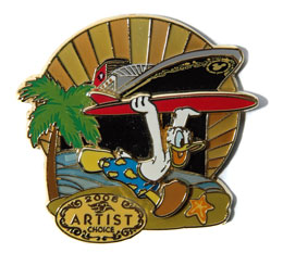 DCL - Artist Choice April 2006 (Donald Carrying Surfboard)