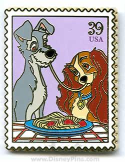 USPS Art of Romance (Lady and the Tramp)