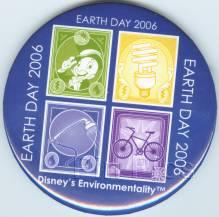 Button - Earth Day 2006 (Jiminy Cricket)