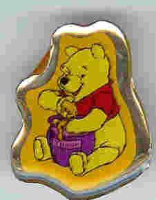 Japan - Pooh - Winnie the Pooh & Friends - Acrylic Crystal Brooch