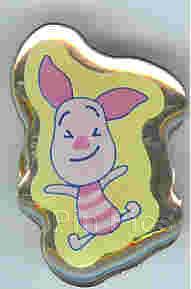 Japan - Piglet - Winnie the Pooh & Friends - Acrylic Crystal Brooch