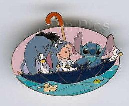 Disney Auctions - Stitch & Eeyore Umbrella (Gold Artist Proof)