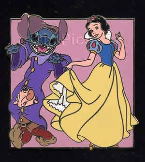 Disney Auctions - Stitch & Snow White Dancing (Black Artist Proof)