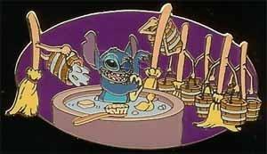 Disney Auctions - Stitch Bathing & Fantasia Brooms (Gold Artist Proof)