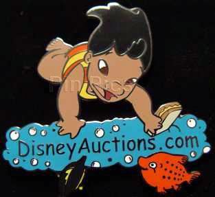 Disney Auctions - Lilo Feeding Pudge with DA Logo (Gold Artist Proof)