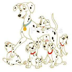 Auctions - Perdita and Puppies - Mothers Day 