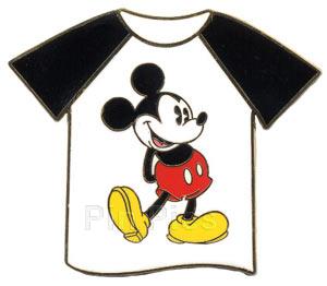 Mickey Mouse T-Shirt (Black Raglan Sleeves)