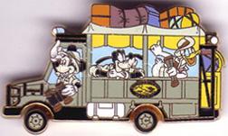 WDW - Mickey, Goofy & Donald - Safari Truck with Movable Wheels