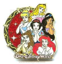 WDW- Princesses - The Gang with Glitter