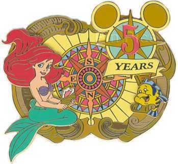 WDI - 5th Anniversary of Tokyo DisneySea (Ariel & Flounder) Jumbo
