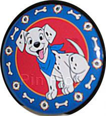 101 Dalmatians - Puppy with Blue Scarf (Button)