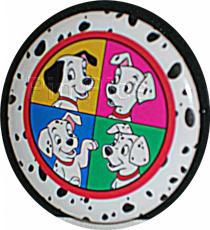 101 Dalmatians - Four Puppies Button