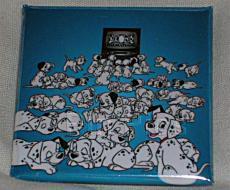 101 Dalmatians - Puppies Watching TV (Button)