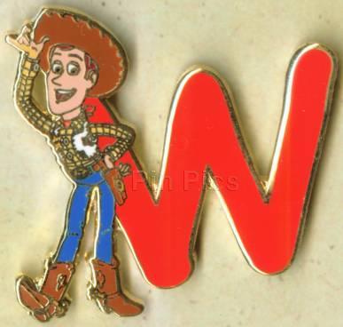Japan Disney Mall - Woody - Character Alphabet