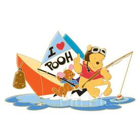 Disney Auctions - Winnie the Pooh 80th Anniversary (Pooh and Roo Fishing)