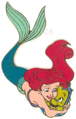 DSF - Ariel and Friends Boxed 5 Pin Set (Surprise Release) Ariel & Flounder Pin