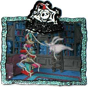 WDI - Ride Through Series #2 - Haunted Mansion Holiday Nightmare - Library (Zero)