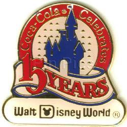 WDW - Coca-Cola Celebrates 15 Years - Castle and Spaceship Earth