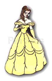 ProPin - Belle in Gold Ball Gown