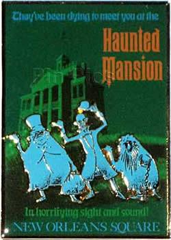 WDI - Disneyland Attraction Poster - Haunted Mansion Hitchhiking Ghosts
