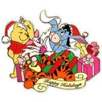Japan Disney Mall - Pooh, Tigger, Piglet & Eeyore - Christmas Party