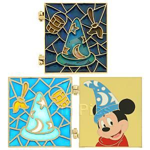 DS - Sorcerer Mickey - Fantasia - Stained Glass - Hinged
