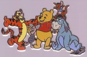 DLP - Winnie the Pooh, Piglet, Tigger, Eeyore and Roo - Family