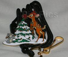 WDW - Cast Exclusive - Bambi and Thumper - Christmas Lanyard