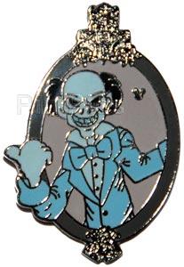 DL - Ezra - Hitchiking Oval Picture Frame - Haunted Mansion - Hidden Mickey Lanyard 2007