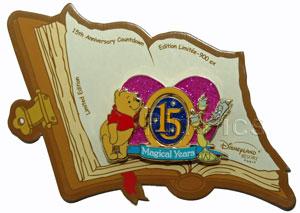 DLRP - Countdown to 15th Anniversary - J-50 (Winnie the Pooh and Lumiére) Spinner