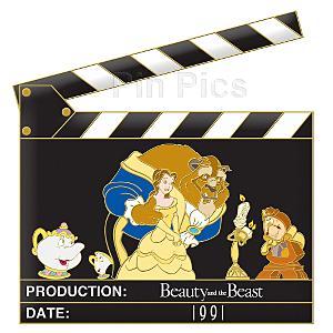 DS - Belle, Beast, Chip, Mrs Potts, Lumiere and Cogsworth - Clapboard