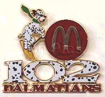 Bootleg Pin ~ 102 Dalmatians McDonald's