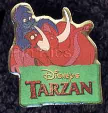 Disney's Tarzan - Terk riding on Tantor