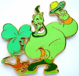 DS - Genie - Lamp - Aladdin - Green - St Patrick's Day