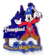 Sorcerer Mickey - Disneyland Where The Magic Began - Dangle - Fantasia
