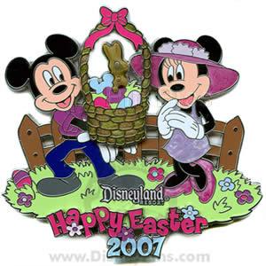 DLR - Happy Easter 2007 - Mickey and Minnie - Jumbo